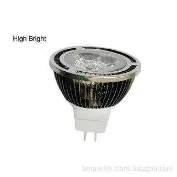 Aluminium Alloy 3W NW 3700 - 5000K AC / DC 12V SMD MR16 Led